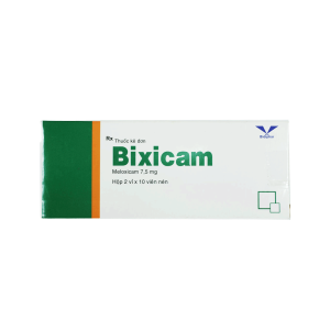 Thuốc viên nén Bixicam 7.5mg Bidiphar điều trị viêm xương khớp, viêm cột sống – 2 vỉ x 10 viên