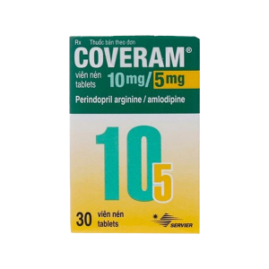 Thuốc viên nén Coveram 10/5 điều trị tăng huyết áp – 30 viên
