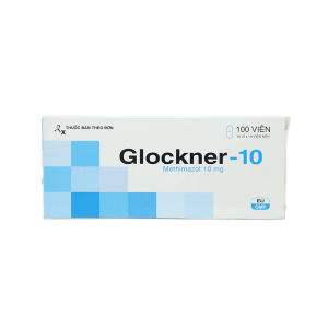 Thuốc viên nén Glockner 10mg Davi điều trị cường giáp – 10 vỉ x 10 viên