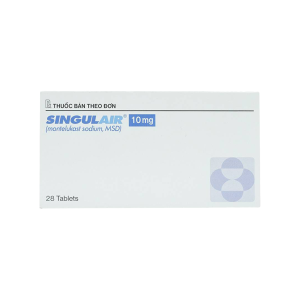 Thuốc viên Singulair 10mg Msd dự phòng, điều trị hen phế quản mạn tính – 2 vỉ x 14 viên