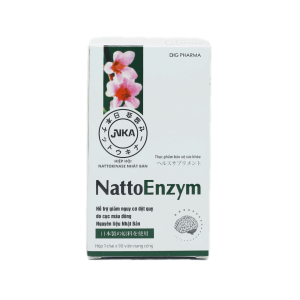 Viên nang Natto Enzym hỗ trợ giảm nguy cơ tắc mạch, đột quỵ – 3 vỉ x 10 viên