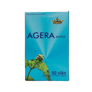 Viên nén bao phim Agera Extra Kingphar hỗ trợ giảm triệu chứng do viêm mũi dị ứng , viêm xoang – Hộp 50 viên