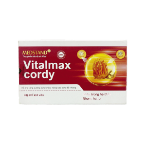 Viên Uống Vitalmax Cordy Medstand Bổ Sung Vitamin Và Khoáng Chất, Giúp Phục Hồi Sức Khỏe – Hộp 30 Viên