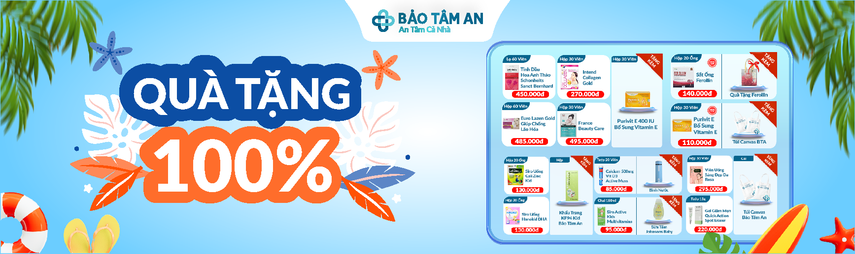 Banner trang chủ nhà thuốc Bảo Tâm An