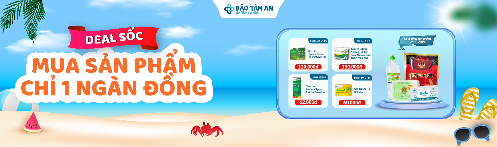 Banner trang chủ nhà thuốc Bảo Tâm An